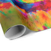 カンパーレトロヒッピーカラフルライフはロードトリップ ラッピングペーパー (ロールコーナー)