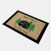 カンパーヴァンタンとブラック ドアマット (アングル)