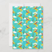 カンピーウェスタン女性のカーボーイオンホースカスタム誕生日 招待状 (裏面)