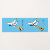 カンフキリン漫画イラストレーション ヨガマット (裏面(横))