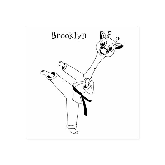 カンフキリン漫画イラストレーション ラバースタンプ (インプリント)