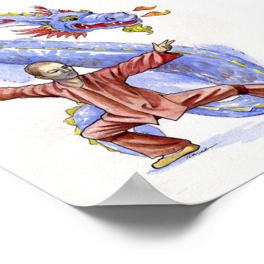 カンフドラゴン ポスター (角)