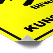 カンフーのマスターに注意 ポスター (角)