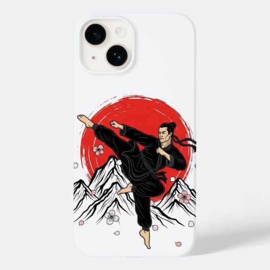 カンフーの精神 - 武術エンブレム フロント Case-Mate iPhoneケース (裏面)