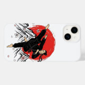 カンフーの精神 - 武術エンブレム フロント Case-Mate iPhoneケース (裏面 (横))