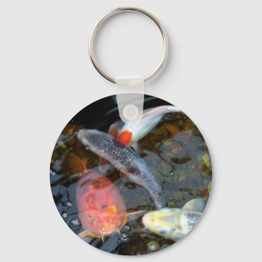 "カンフーコイ"キーチェーン キーホルダー (正面)