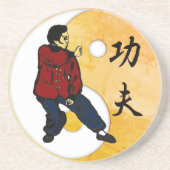 カンフーサンドストーンコースター コースター (正面)