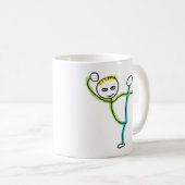 カンフースティックマン コーヒーマグカップ (正面右)