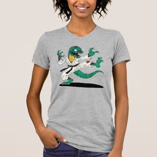カンフーリザードゾンビ Tシャツ (正面)