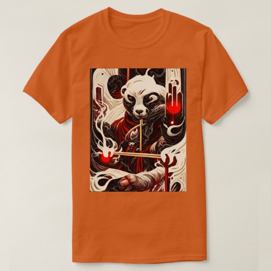 カンフー師 Tシャツ (デザイン正面)