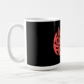 カンフー戦ってた コーヒーマグカップ (左)
