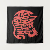 カンフー戦ってた タペストリー (正面(横))