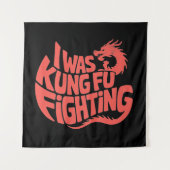 カンフー戦ってた タペストリー (正面)