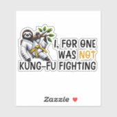 カンフー戦わない シール (シート)