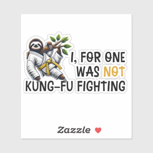 カンフー戦わない シール (シート)