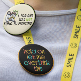 カンフー戦わない 缶バッジ