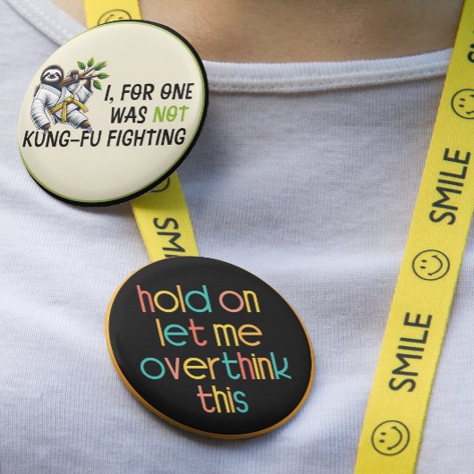 カンフー戦わない 缶バッジ