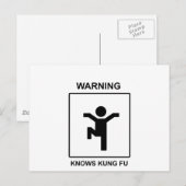 カンフー ポストカード (正面/裏面)