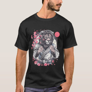 カンフー ライオン サクラ 総合格闘技 キックボクシング 柔道 テコンドー Tシャツ