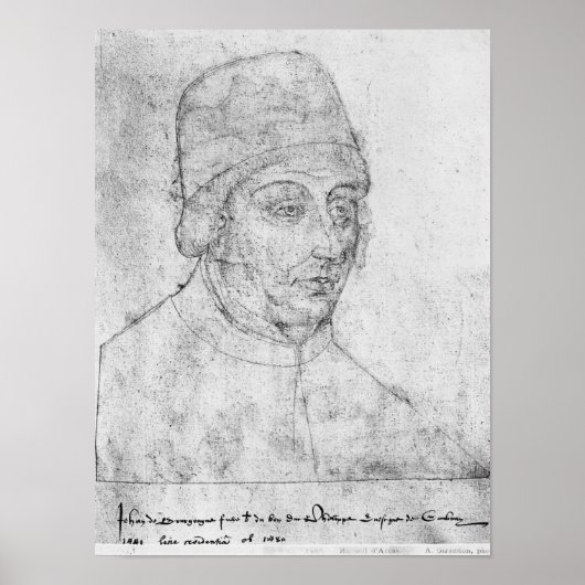 カンブライの司教、ブルゴーニュのジョン ポスター (正面)