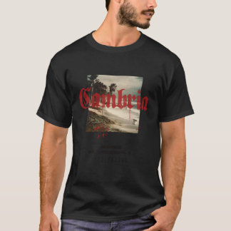 カンブリアカリフォルニアカタトゥービーチサーフ Tシャツ