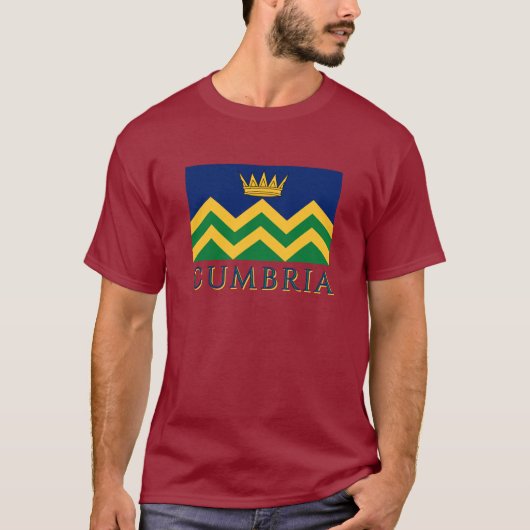 カンブリア州旗 (2025年以降) Tシャツ (正面)