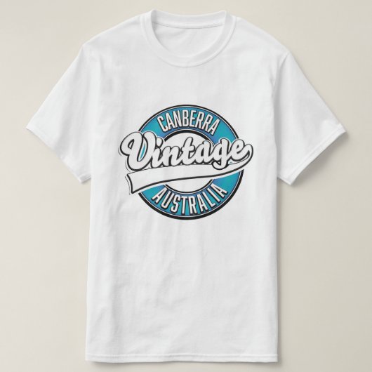 カンベラ オーストラリア ビンテージ ロゴ Tシャツ (デザイン正面)