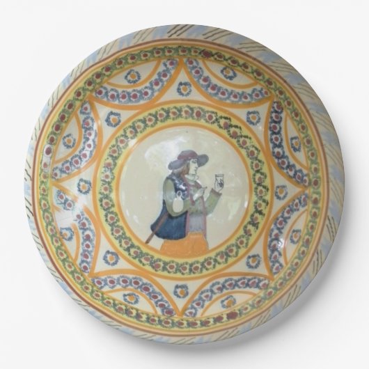 カンペール9インチの紙皿-最後の夏 ペーパープレート (正面)