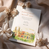 カンペ鮮やかチェメキシコ水の色結婚の 招待状