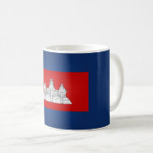 カンボカッコいいジア国旗 コーヒーマグカップ (正面右)