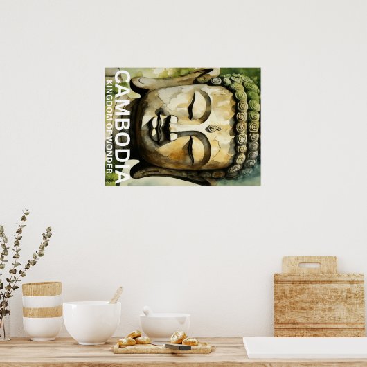 カンボジアのはがき ポスター (キッチン)