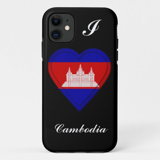 カンボジアのカンボジア人の旗 Case-Mate iPhoneケース (裏面)