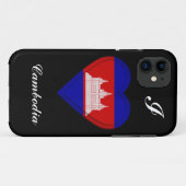 カンボジアのカンボジア人の旗 Case-Mate iPhoneケース (裏面(横))