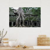 カンボジアのタプロム寺院 ポスター (キッチン)