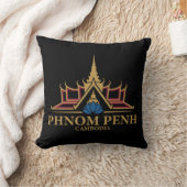カンボジアのプノンペン 東南アジア クッション (ブランケット)