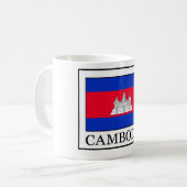 カンボジアのマグカップ コーヒーマグカップ (正面左)