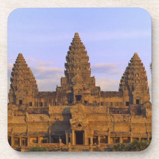 カンボジアの世界遺産アンコールワット コースター (正面)