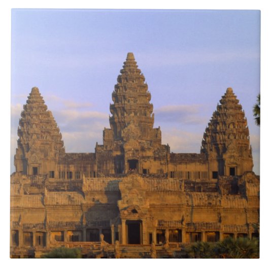 カンボジアの世界遺産アンコールワット タイル (正面)