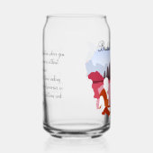 カンボジアの仏教の叡智の地図と僧侶 ガラス缶 (右)