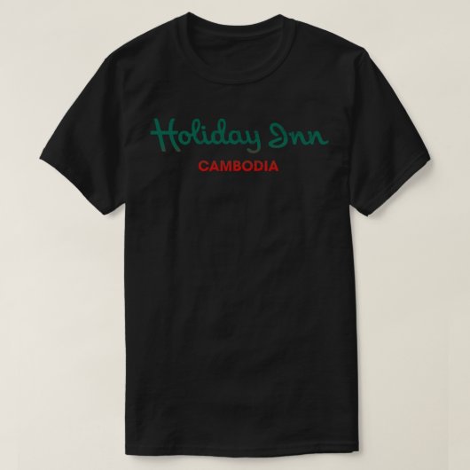 カンボジアの休日 Tシャツ (デザイン正面)