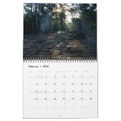 カンボジアの寺院と生活カレンダー カレンダー (2月 2026)