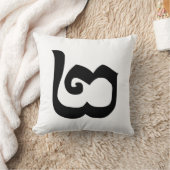 カンボジアの数字2 / 2(ピー) / Khmer語 クッション (ブランケット)