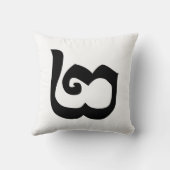 カンボジアの数字2 / 2(ピー) / Khmer語 クッション (裏面)