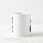 カンボジアの数字5 / 五 / ៥ (プラム) クメール文字 コーヒーマグカップ (中央)