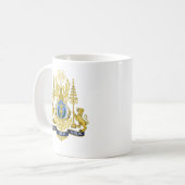 カンボジアの紋章付き外衣 コーヒーマグカップ (正面左)