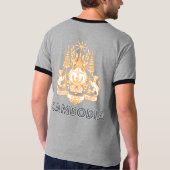 カンボジアの紋章付き外衣 Tシャツ (裏面)