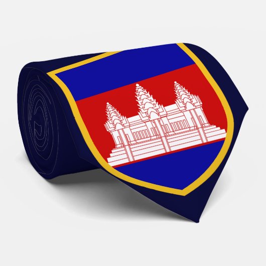 カンボジアの美しい旗 ネクタイ (ロール)