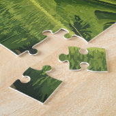 カンボジアイラストレーショントラベルアートヴィンテージ ジグソーパズル (側面)