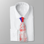 カンボジアオイルペインティングスケッチ ネクタイ (タイ)