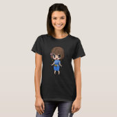 カンボジアクメール伝統的ダンスアプサラ Tシャツ (正面フル)